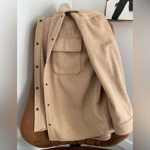 Camel shacket - Transitional twill